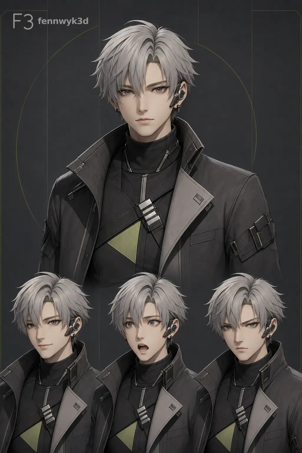 Stylized avatar expression and facial shape study